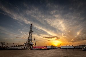 oil rig in Rumaila